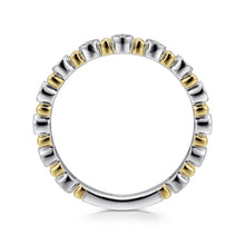 Load image into Gallery viewer, Gabriel &amp; Co. Stackable Diamond Ring with Bead Spacers
