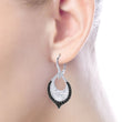 Load image into Gallery viewer, Gabriel &amp; Co. Sterling Silver and Black Spinel &quot;Byblos&quot; Dangle Earring
