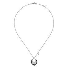 Load image into Gallery viewer, Gabriel &amp; Co. Sterling Silver and Black Spinel &quot;Byblos&quot; Pendant
