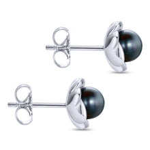 Load image into Gallery viewer, Gabriel &amp; Co. Sterling Silver Cultured Pearl Stud Earrings
