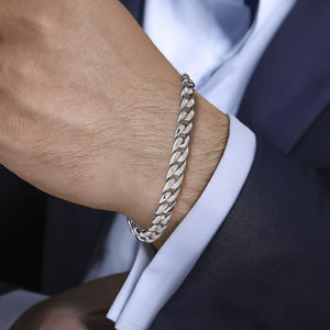 Gabriel & Co. Sterling Silver Heavy Chain Bracelet