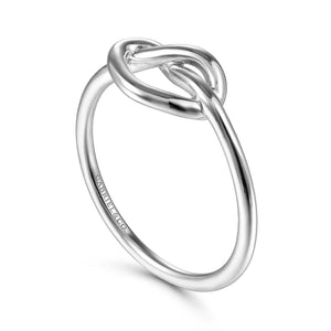Gabriel & Co. Twisted Heart Pretzel Ring
