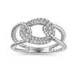Load image into Gallery viewer, Gabriel &amp; Co. Twisted Open Shank Pave Diamond Ring
