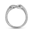 Load image into Gallery viewer, Gabriel &amp; Co. Twisted Open Shank Pave Diamond Ring
