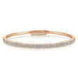 Load image into Gallery viewer, Gabriel &amp; Co. Two Row Pave Set Diamond Bangle
