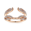 Load image into Gallery viewer, Gabriel &amp; Co. Two Row Twist Diamond &quot;Flair&quot; Enhancer Band
