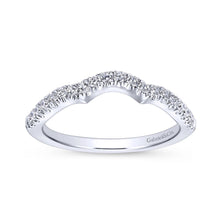 Load image into Gallery viewer, Gabriel &amp; Co. &quot;U Shape&quot; Curved Diamond Wedding Band
