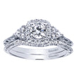 Load image into Gallery viewer, Gabriel &amp; Co. Victorian Style Curved Engraved Diamond Wedding Band
