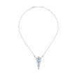 Load image into Gallery viewer, Gabriel &amp; Co. White Mother of Pearl and Turquoise Pendant
