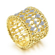 Load image into Gallery viewer, Gabriel &amp; Co. Wide Bujukan Ball and Diamond Statement Ring
