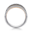 Load image into Gallery viewer, Gabriel &amp; Co. Wide Layered Diamond Right Hand Ring

