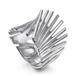 Load image into Gallery viewer, Gabriel &amp; Co.High Polish Stacked Bar Cage Ring
