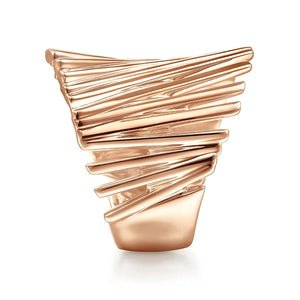 Gabriel & Co.High Polish Stacked Bar Cage Ring