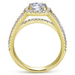 Load image into Gallery viewer, Gabriel &amp; Co.&quot;Hillary&quot; Halo Diamond Engagement Ring
