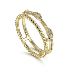 Load image into Gallery viewer, Gabriel Diamond Bujukan Double Band Ring
