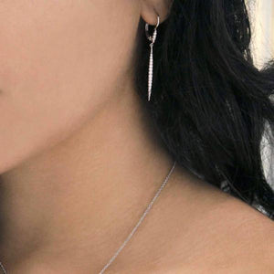 Gabriel Diamond Dangle "Slice" Earrings