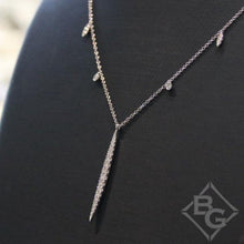 Load image into Gallery viewer, Gabriel &amp; Co. Diamond Pave &quot;Slice&quot; Necklace
