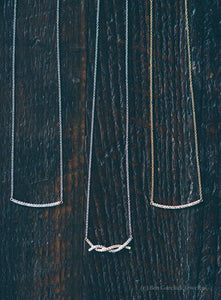 Gabriel "Indulgence" Fixed Trapeze Bar Necklace