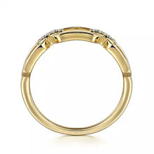 Load image into Gallery viewer, Gabriel Link Chain Style Diamond Ring
