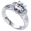 Load image into Gallery viewer, Gabriel &amp; Co. &quot;Maureen&quot; Hammered Diamond Engagement Ring
