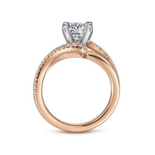 Load image into Gallery viewer, Gabriel &quot;Naomi&quot; Bypass Diamond Engagement Ring
