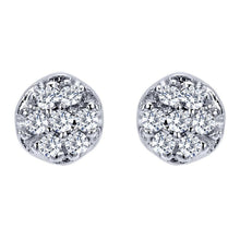 Load image into Gallery viewer, Gabriel Pave Diamond Stud Earrings
