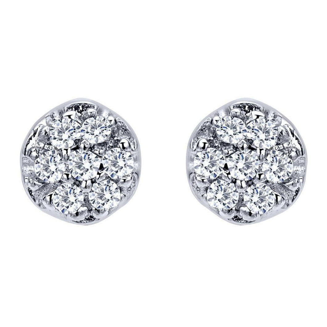 Gabriel Pave Diamond Stud Earrings