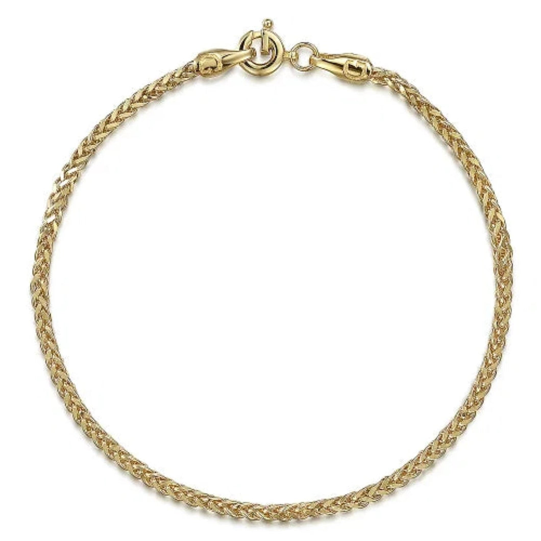 Gabriel Plain Gold Chain Bracelet