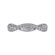 Load image into Gallery viewer, Gabriel Stackable Twisted Filigree Diamond Fashion Band
