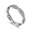 Load image into Gallery viewer, Gabriel Stackable Twisted Filigree Diamond Fashion Band

