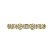 Load image into Gallery viewer, Gabriel Vintage Style Diamond Wedding Band
