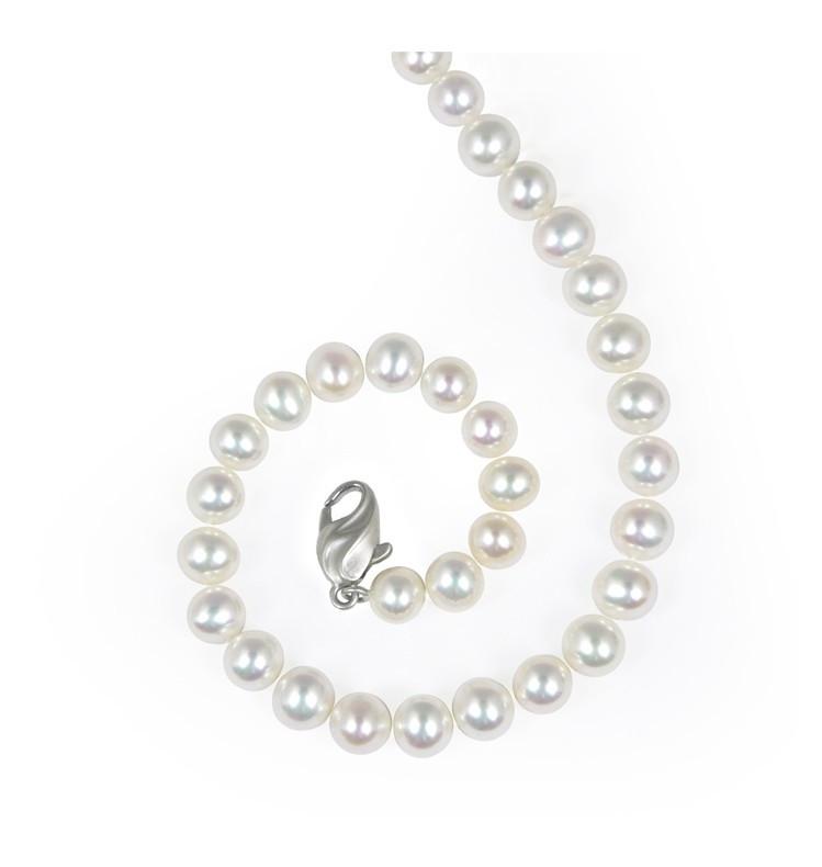 Honora Sterling Silver 7-7.5 MM White Freshwater Cultured Pearl 18