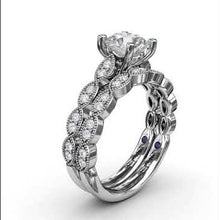 Load and play video in Gallery viewer, Fana Vintage Style Marquise Side Design Engagement Ring
