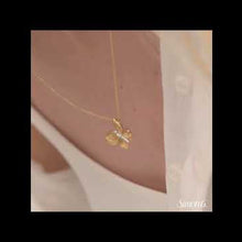 Load and play video in Gallery viewer, Simon G. 18K Yellow Gold Organic Allure Diamond Butterfly Pendant
