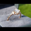 Load and play video in Gallery viewer, Ben Garelick Compass Set Princess Cut Starlight Engagement Ring

