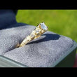 Load and play video in Gallery viewer, Gabriel &amp; Co. &quot;Chelsea&quot; Engagement Ring Featuring 0.50 Carat Moissanite
