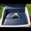 Load and play video in Gallery viewer, Simon G. Vintage Style Bezel Set Side Diamond Engagement Ring
