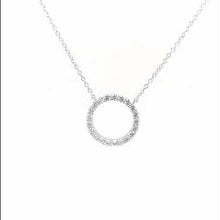 Load and play video in Gallery viewer, Lafonn Medium Classic Open Circle Necklace
