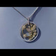 Load and play video in Gallery viewer, Simon G. Yellow &amp; White Gold Diamond Butterfly Pendant
