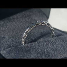 Load and play video in Gallery viewer, Artcarved &quot;Tisha&quot; Open Filigree Diamond Wedding Ring
