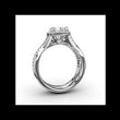 Load and play video in Gallery viewer, Fana Cushion Shaped Halo Twist Diamond Engagement Ring
