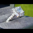 Load and play video in Gallery viewer, Fana Cushion Halo Round Center Diamond Engagement Ring
