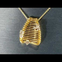 Load and play video in Gallery viewer, Simon G. Contemporary Diamond Pave Pendant
