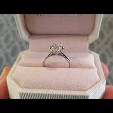 Load and play video in Gallery viewer, Kirk Kara &quot;Stella&quot; Oval Cut Diamond Solitaire Engagement Ring
