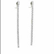 Load and play video in Gallery viewer, Lafonn Linear Simulated Diamond Drop Dangle Earrings
