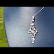 Load and play video in Gallery viewer, Simon G. Vintage Style Filigree Scrollwork Diamond Pendant
