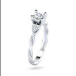 Load and play video in Gallery viewer, Gabriel &quot;Catalina&quot; Twist Shank Diamond Engagement Ring
