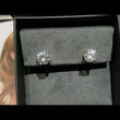 Load and play video in Gallery viewer, Lafonn 4.00 Carat Simulated Diamond Round Stud Earrings
