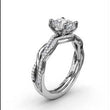 Load and play video in Gallery viewer, Fana Pave Twist Diamond Engagement Ring
