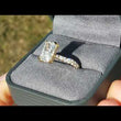 Load and play video in Gallery viewer, Ben Garelick Elongated Radiant Hidden Halo Diamond Engagement Ring
